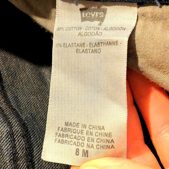 Levi's 525 Perfect Waist Bootcut Jeans Size 8 - Picture 7 of 8